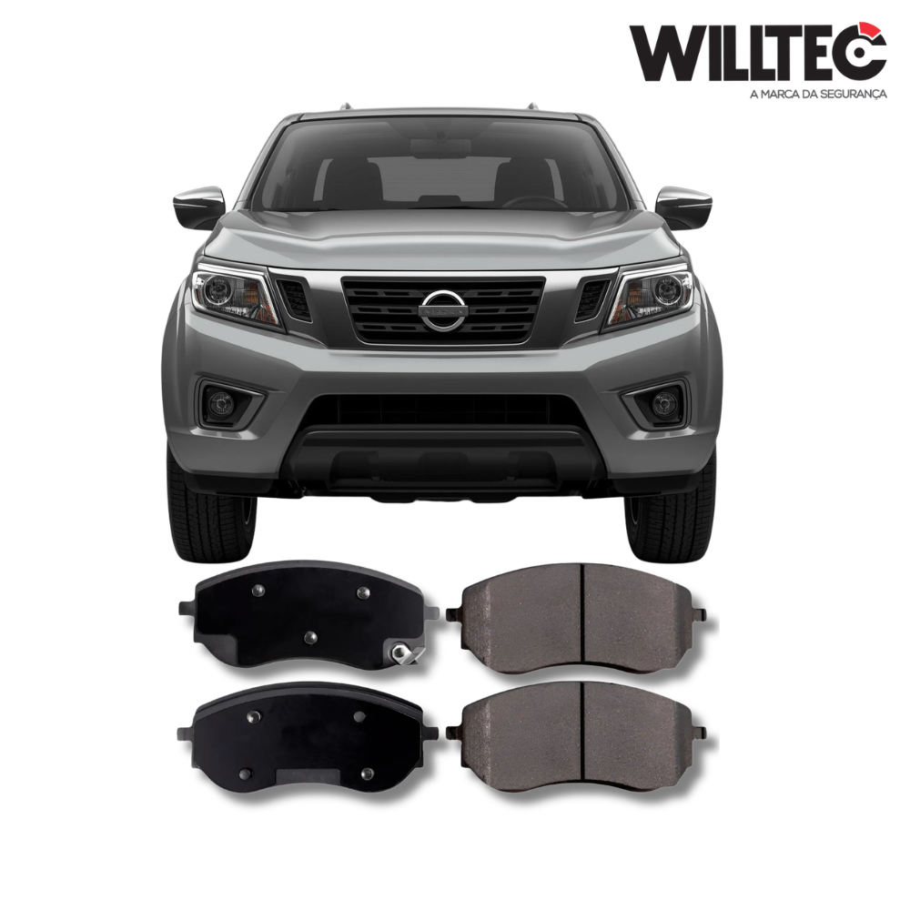 Pastilha Freio Dianteira Ceramica Nissan Frontier 2022 a 2025