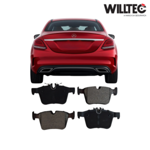 Pastilha Freio Traseira Ceramica – Mercedes - Benz C180  C200  C250  C300 (2018 - 2019) - Willtec – 0004208200