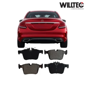 Pastilha Freio Traseira Ceramica – Mercedes - Benz C180  C200  C250  C300 (2018 - 2019) - Willtec – 0004208200