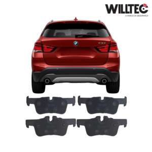 Pastilha Freio Traseira Ceramica - Willtec - BMW 216i -  220i - 225i - I3 - X1 (2013 - 2015)  – 32287430