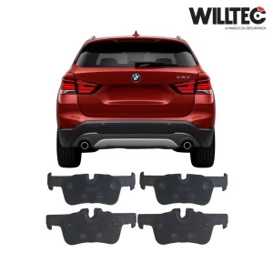 Pastilha Freio Traseira Ceramica - Willtec - BMW 216i -  220i - 225i - I3 - X1 (2013 - 2015)  – 32287430
