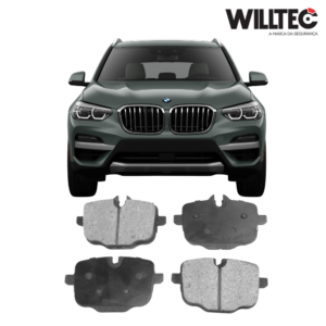 Pastilha Freio Traseira Ceramica – BMW X3 - X5 - 528i - 535i - 550i - M5 - 640i - 650i - M6 (2009 - 2025) - 34212284389 - Willtec