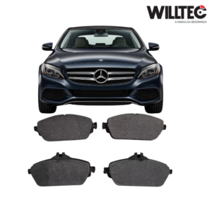 Pastilha Freio Dianteira Ceramica Mercedes Benz C180 C200 Cabriolet T-Model - 2014 2016