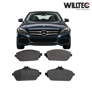 Pastilha Freio Dianteira Ceramica Mercedes Benz C180 C200 Cabriolet T-Model - 2014 2016