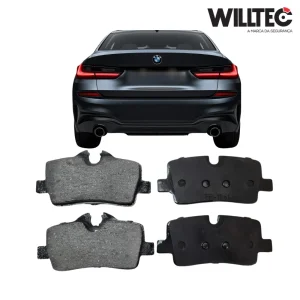 Pastilha de Freio Traseiro - Willtec - Bmw 320i - 2019 até 2024