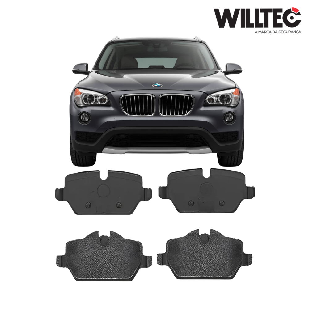 Pastilha Freio Dianteiro Ceramica - Willtec - BMW - X1 - X2 - X3 - X4 - Z4 - 2014 ATÉ 2019