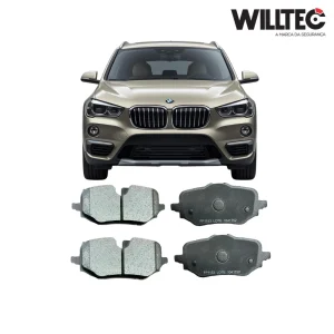 Pastilha Freio Traseira Ceramica – Willtec – BMW X1 X2 Sdrive Xdrive 2023 2024 2025