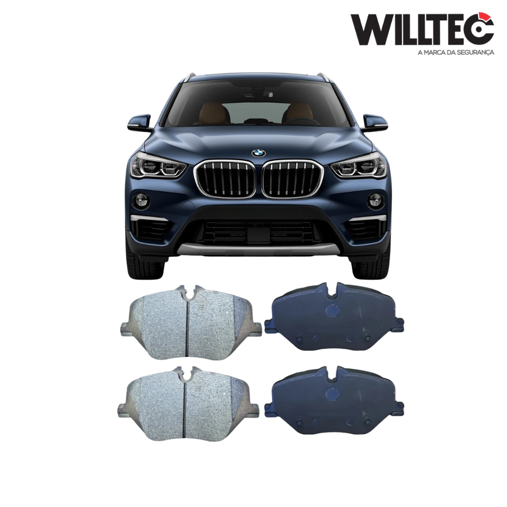 Pastilha Freio Dianteira Ceramica Willtec – BMW X1 - X2 - X3 - 2023 em diante
