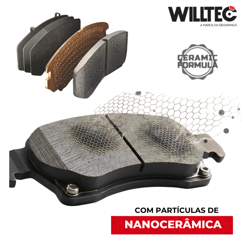 Pastilha Freio Dianteira Ceramica Audi - A5 - SQ5 (2016 - 2020) - Willtec – 80A698151B / HQF4214AC - Imagem 2