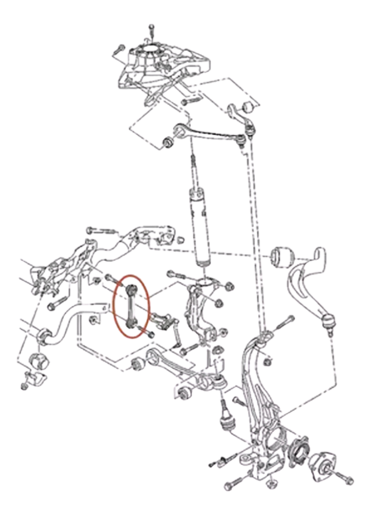 Bieleta Dianteira - Audi  A4 A5 A6 A7 Q5 - 2009 até 2017 - Imagem 4