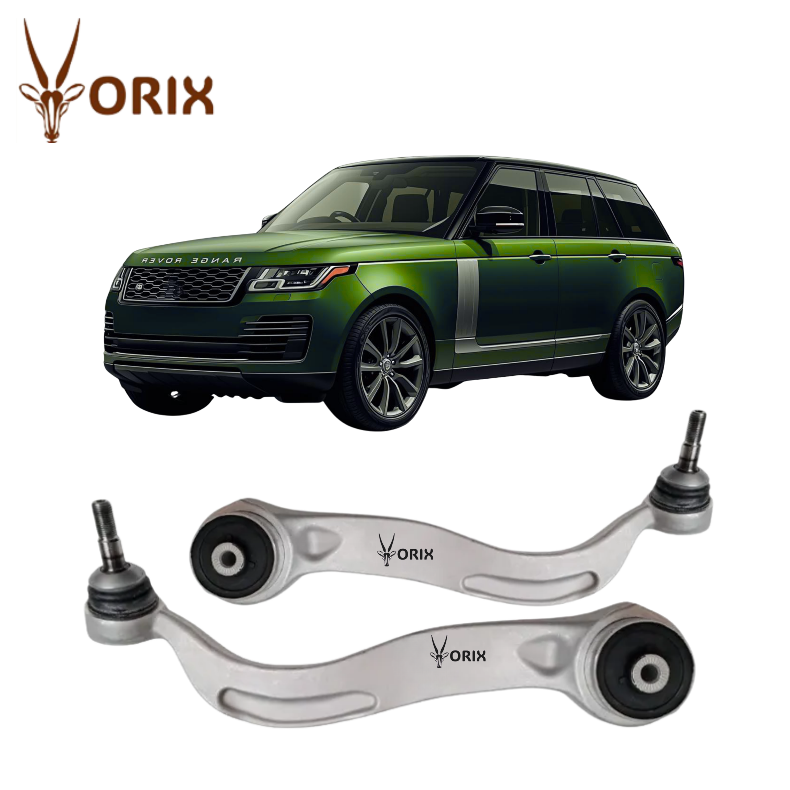 Braço Dianteiro Curvo Esquerdo e Direito - Land Rover Vogue (2014 a 2020) Orix