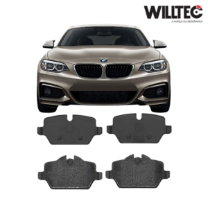 Pastilha Freio Dianteiro Ceramica - Willtec - BMW - 25I - 28I - 116I - 118I - 216I - 218I - 220I - 225I - 320D - 2014 ATÉ 2019