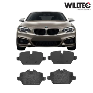 Pastilha Freio Dianteiro Ceramica - Willtec - BMW - 25I - 28I - 116I - 118I - 216I - 218I - 220I - 225I - 320D - 2014 ATÉ 2019