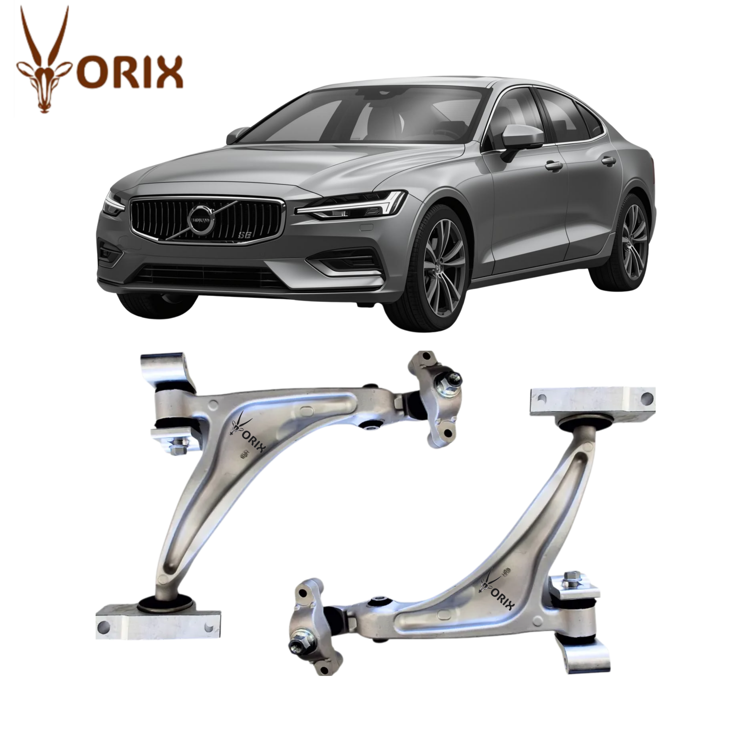 Bandeja Inferior Dianteira Esquerdo e Direito - Volvo S60 - T5 - (2019 - 2021) - Orix