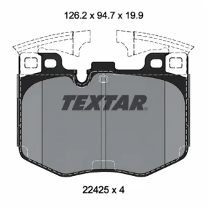 Pastilha de Freio Dianteira TEXTAR 2242501 BMW Toyota Supra