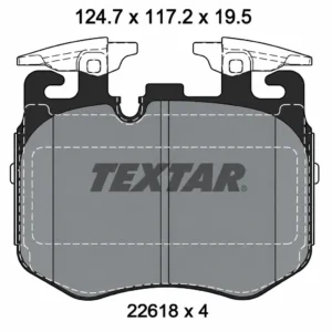 Pastilha de Freio Dianteira TEXTAR 2261801 Brembo BMW Rolls-Royce Toyota Supra