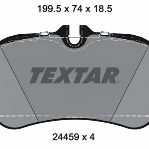 Pastilha de Freio Dianteira TEXTAR 2445901 Brembo Porsche