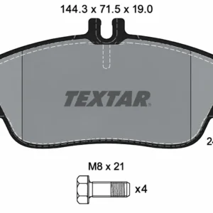 Pastilha de Freio Dianteira TEXTAR 2486901 TRW Mercedes-Benz Infiniti